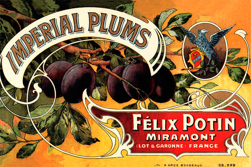 Imperial Plums Art Rendering - Prints54.com