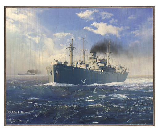Liberty Ship Art Rendering - Prints54.com