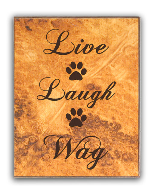 Live Laugh Wag Art Rendering - Prints54.com