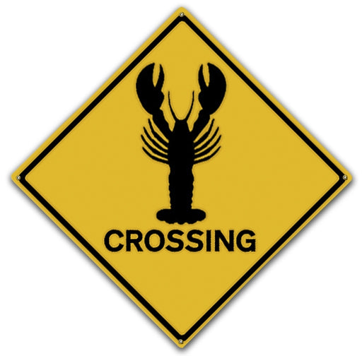 Lobster Crossing Art Rendering - Prints54.com