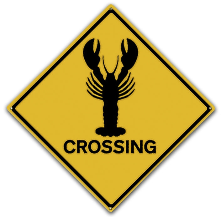 Lobster Crossing Art Rendering - Prints54.com