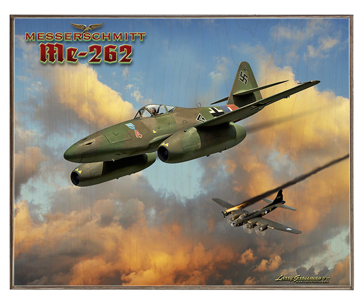 Me-262 Art Rendering - Prints54.com