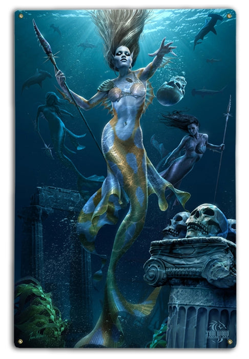 Mermaid Hunt Art Rendering - Prints54.com