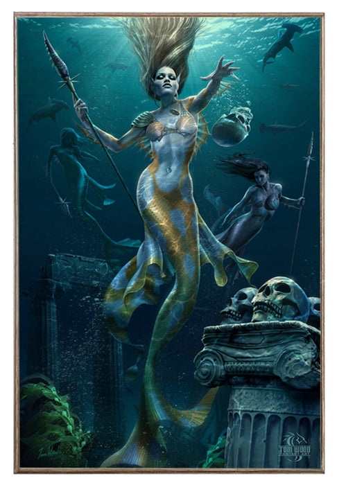 Mermaid Hunt Art Rendering - Prints54.com