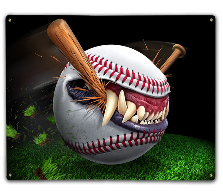 Monster Baseball Art Rendering - Prints54.com