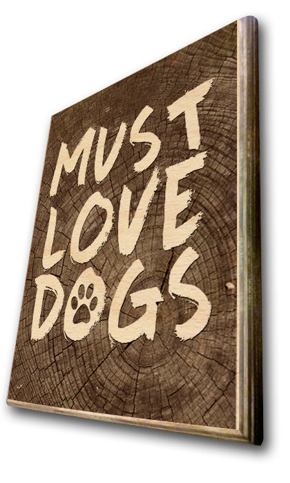 Must Love Dogs Art Rendering - Prints54.com