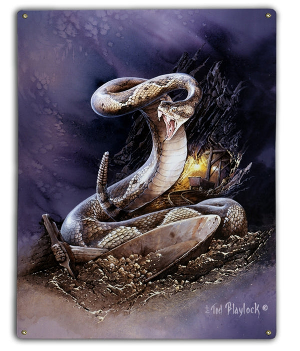 Rattlesnake Art Rendering - Prints54.com