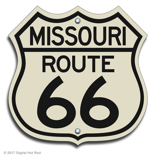 Route 66 - MO Art Rendering - Prints54.com