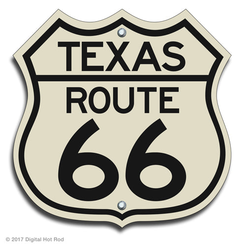 Route 66 - TX Art Rendering - Prints54.com