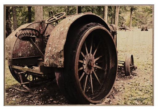 Rusted Big Wheels Art Rendering - Prints54.com