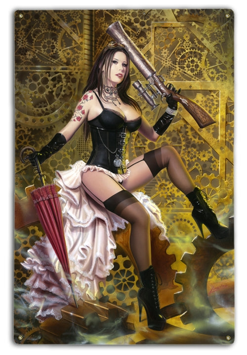 Steampunk Doll Art Rendering - Prints54.com