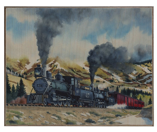 The Colorado-New Mexico Express Art Rendering - Prints54.com