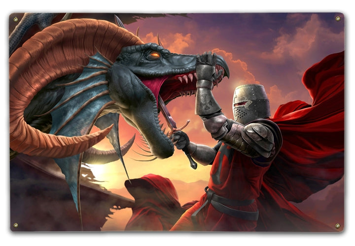 The Dragon Slayer Art Rendering - Prints54.com