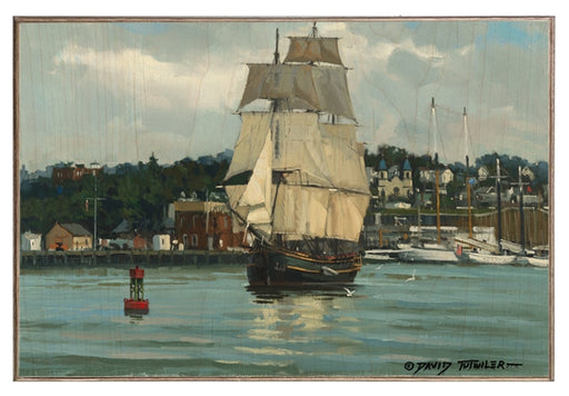 The HMS Bounty Under Sail Art Rendering - Prints54.com