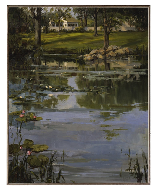 The Lilly Pond Solitude Art Rendering - Prints54.com