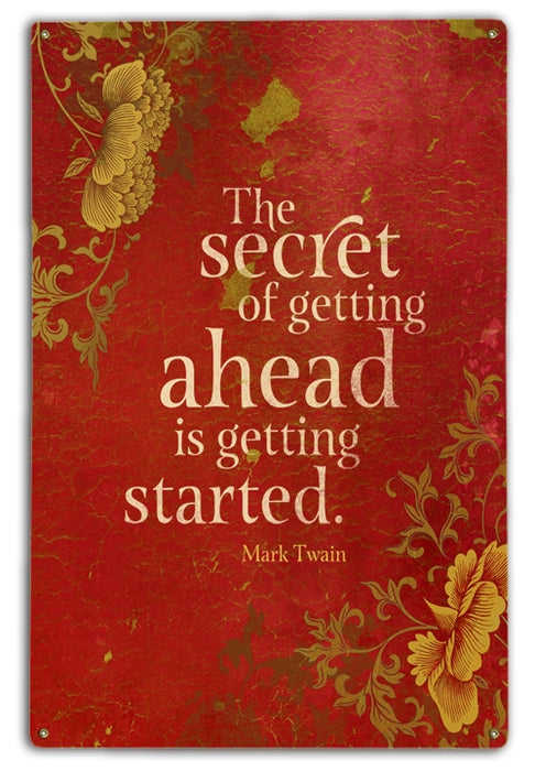 The Secret of Getting Ahead Art Rendering - Prints54.com