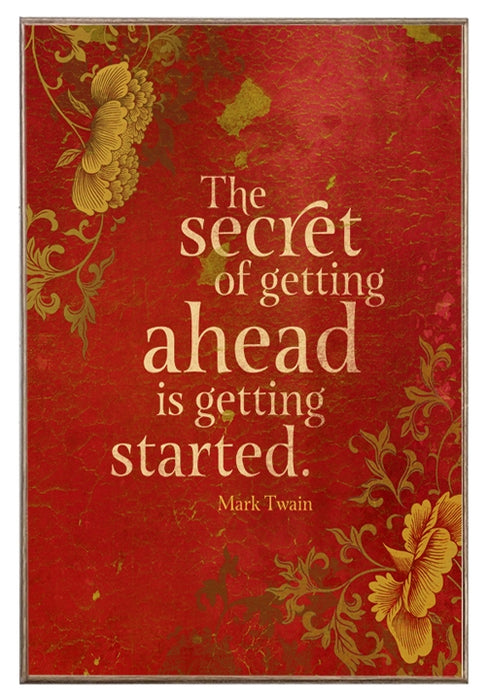 The Secret of Getting Ahead Art Rendering - Prints54.com