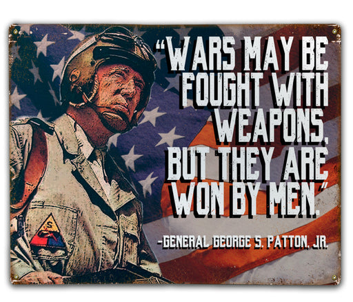 Patton: Wars are Won by Men Art Rendering - Prints54.com