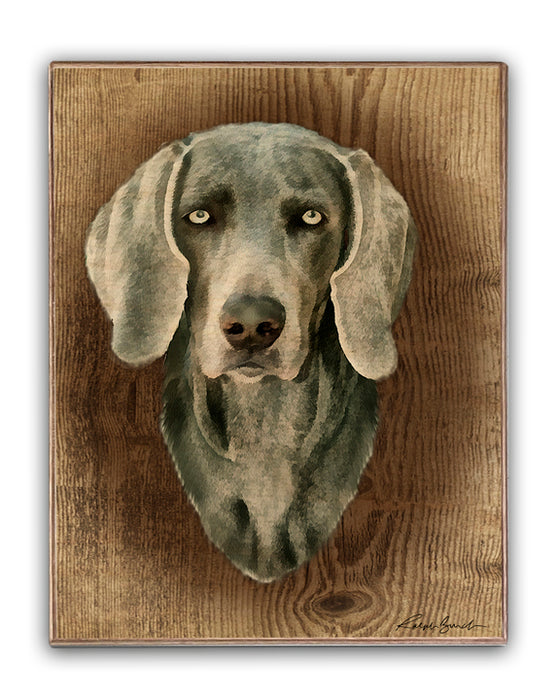 Weimaraner Portrait Art Rendering - Prints54.com