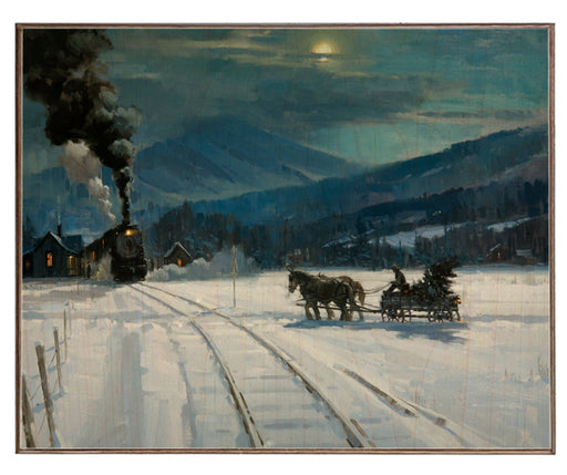 Winter Crossing Art Rendering - Prints54.com