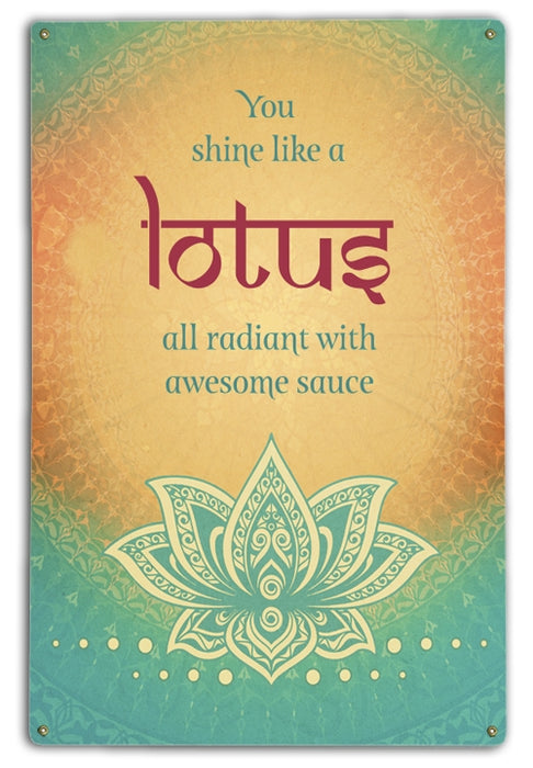 You Shine Like a Lotus Art Rendering - Prints54.com